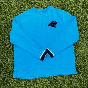 Majestic Carolina Panthers Crewneck Pullover NFL Sz XL (24Wx28L)